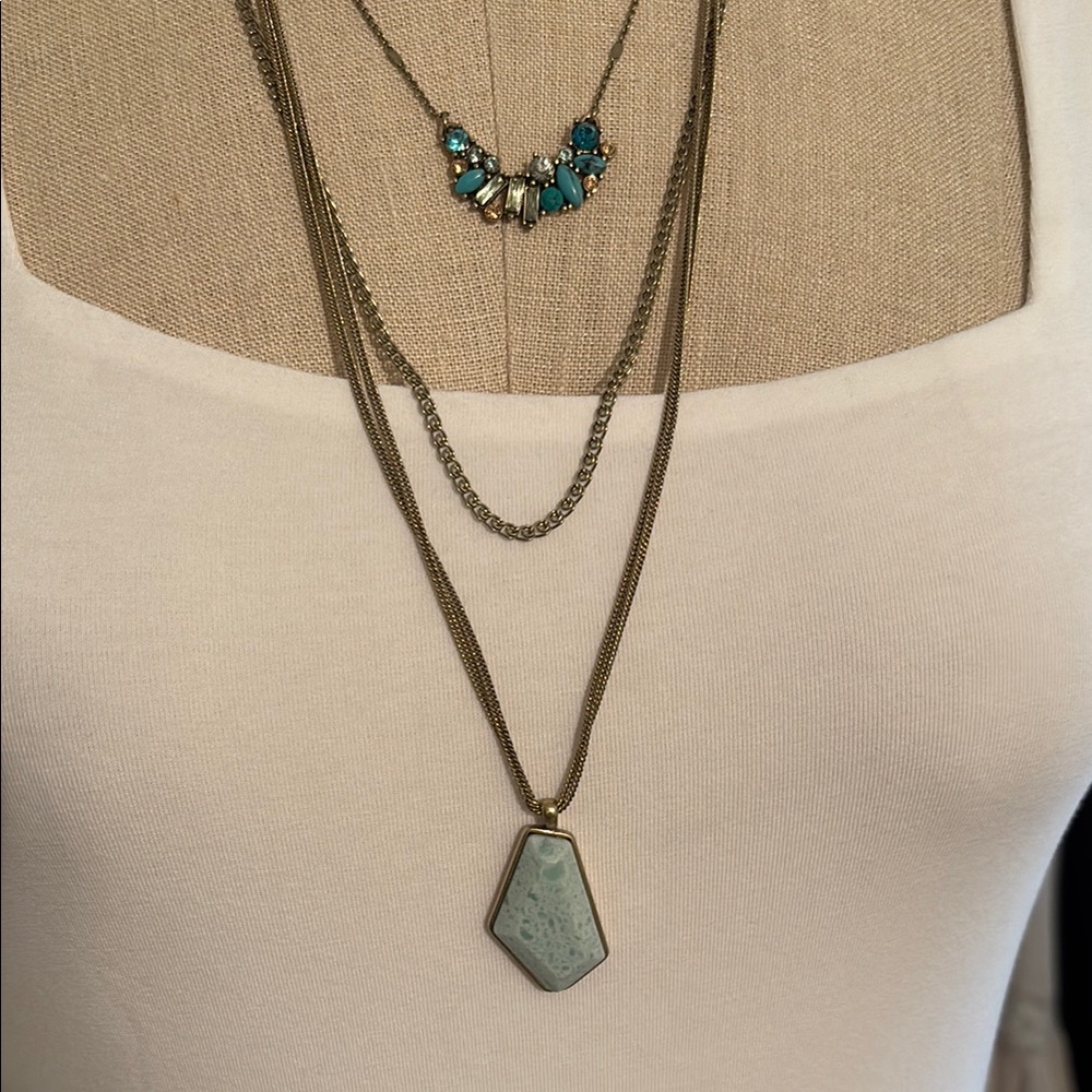 Chloe + Isabel Aquamarina Convertible Pendant Necklace